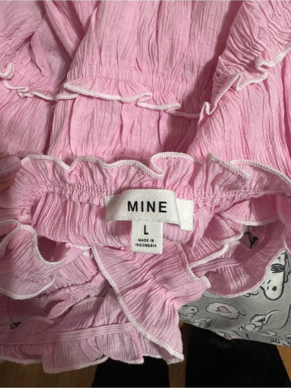 Pink Ruffle Tank Top - Picture 3 of 4